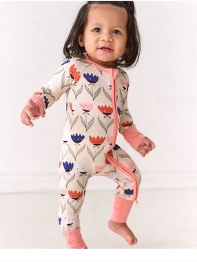 Little Sleepies Flower Friends/ Convertible Zippy/ 6-12 Months